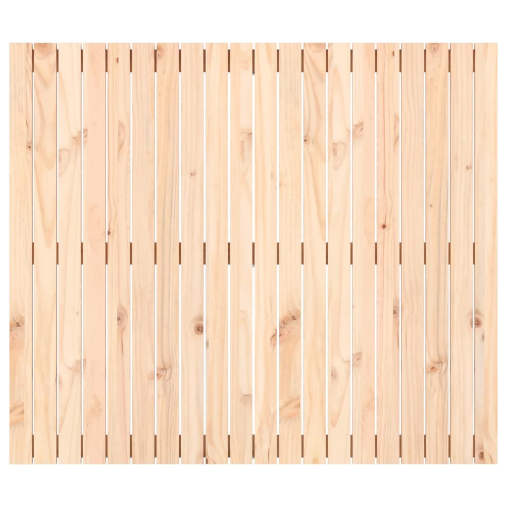 vidaXL Κεφαλάρι Τοίχου 127,5x3x110 εκ. από Μασίφ Ξύλο Πεύκου