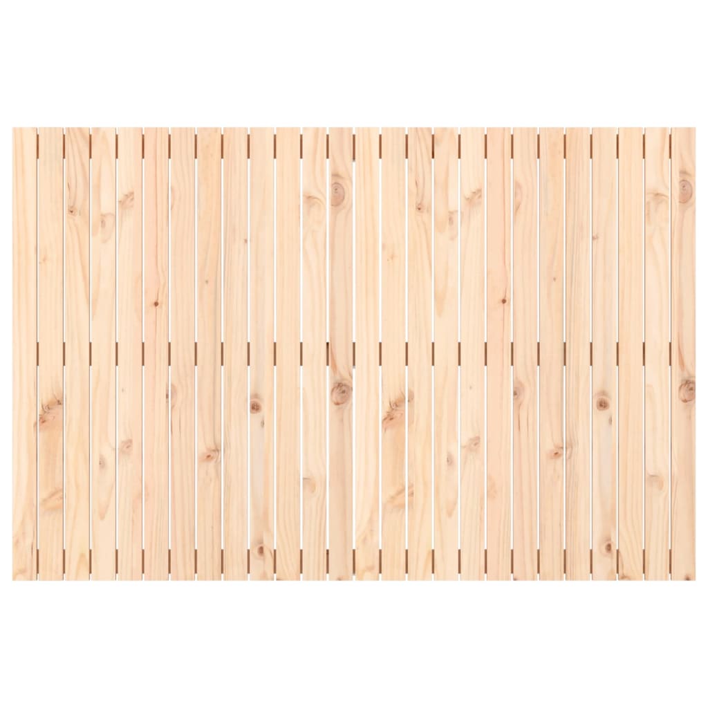 vidaXL Κεφαλάρι Επιτοίχιο 166x3x110 εκ. από Μασίφ Ξύλο Πεύκου