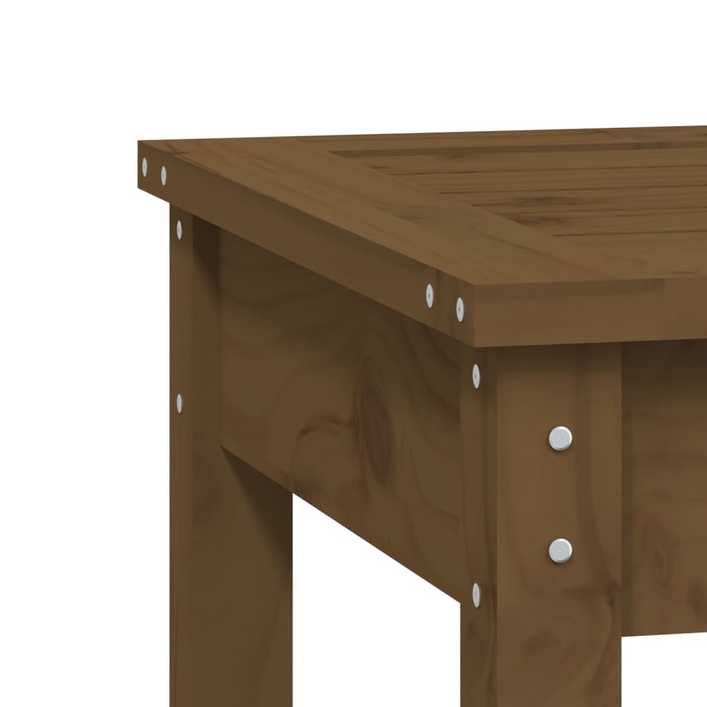 vidaXL Πάγκος Κήπου Μελί 50 x 44 x 45 εκ. από Μασίφ Ξύλο Πεύκου