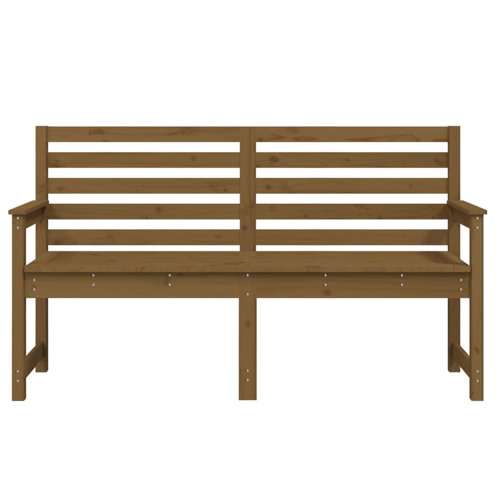 vidaXL Πάγκος Κήπου Μελί 159,5 x 48 x 91,5 εκ. από Μασίφ Ξύλο Πεύκου