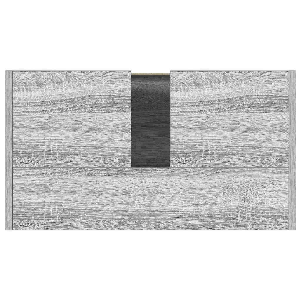 vidaXL Ντουλάπι Μπάνιου Γκρι Sonoma 60x33x61 εκ. Επεξεργασμένο Ξύλο