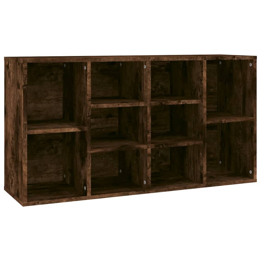 vidaXL Παπουτσοθήκη Καπνιστή Δρυς 103x30x54,5 εκ. Επεξεργασμένο Ξύλο