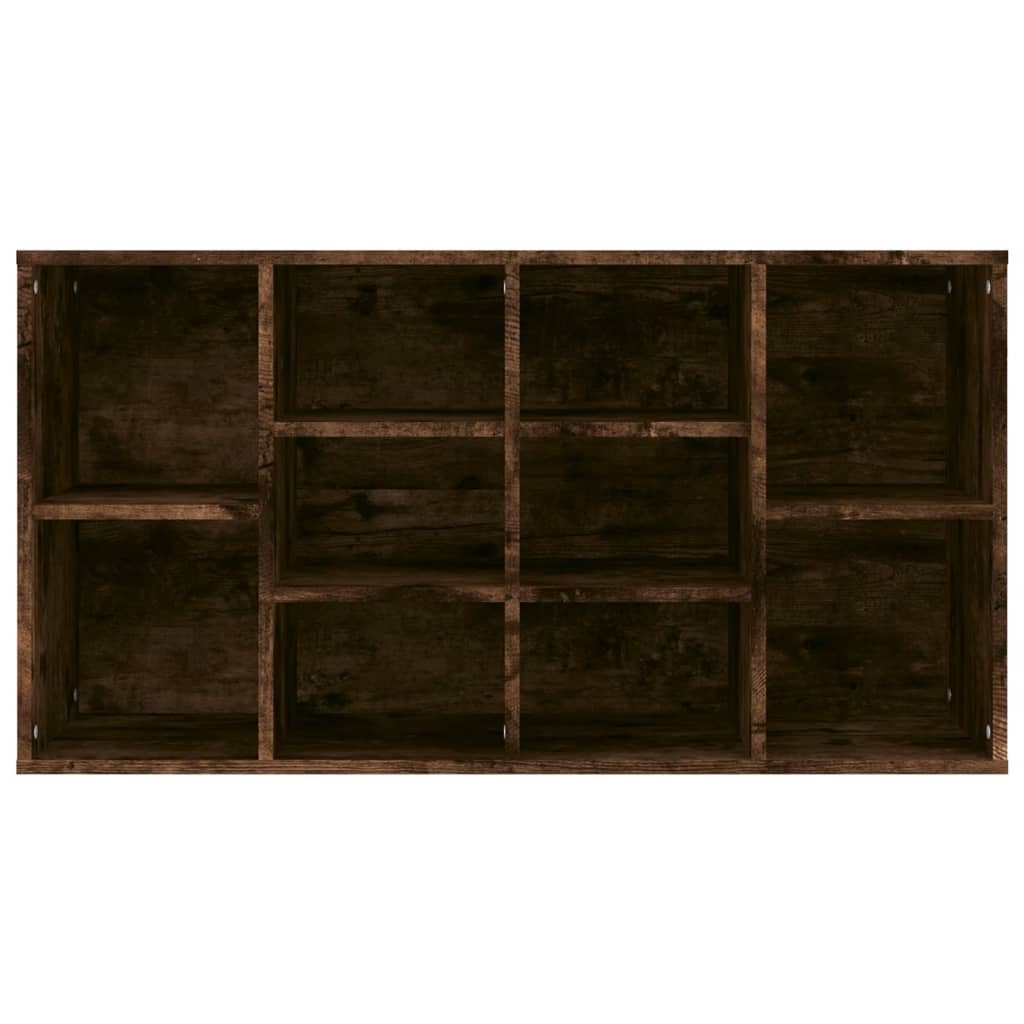 vidaXL Παπουτσοθήκη Καπνιστή Δρυς 103x30x54,5 εκ. Επεξεργασμένο Ξύλο