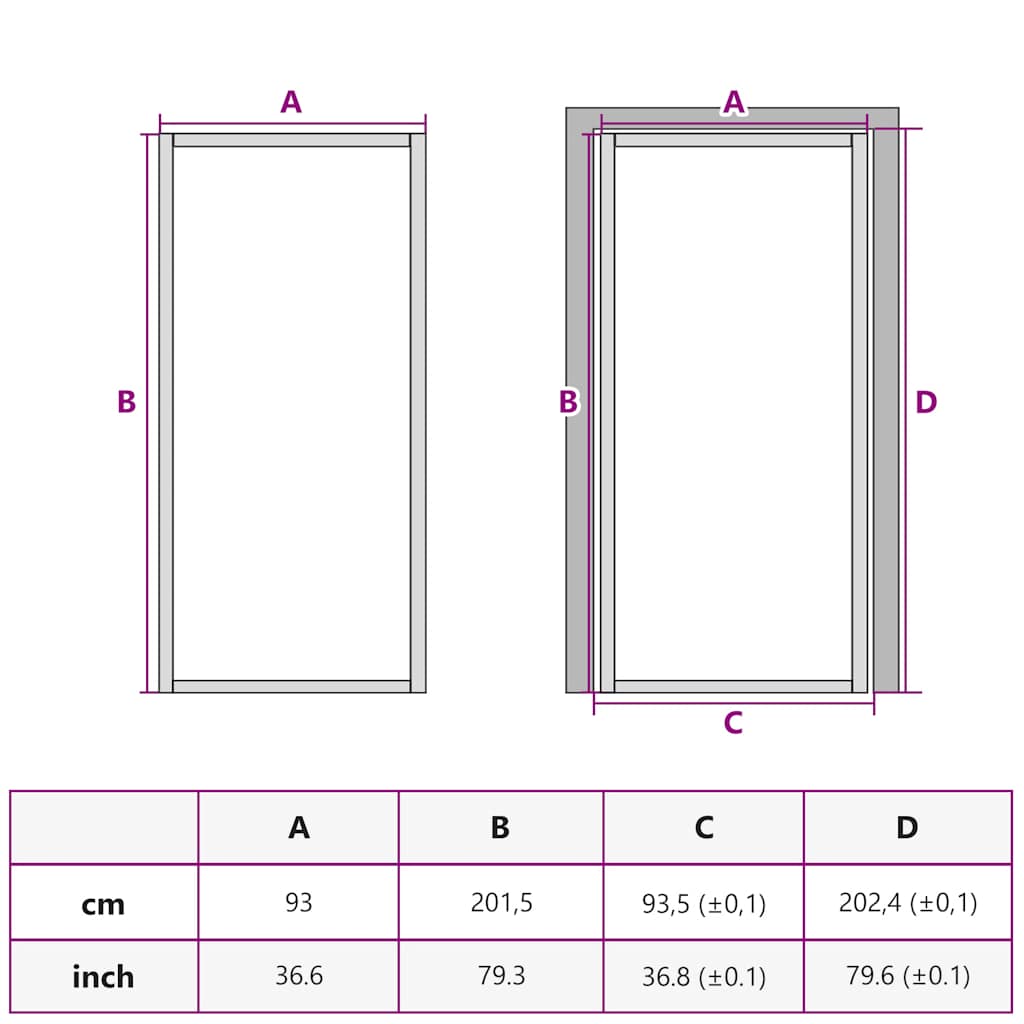 vidaXL Εσωτερική Πόρτα 93x201,5 εκ. Ψημένο Γυαλί και Λεπτό Αλουμίνιο