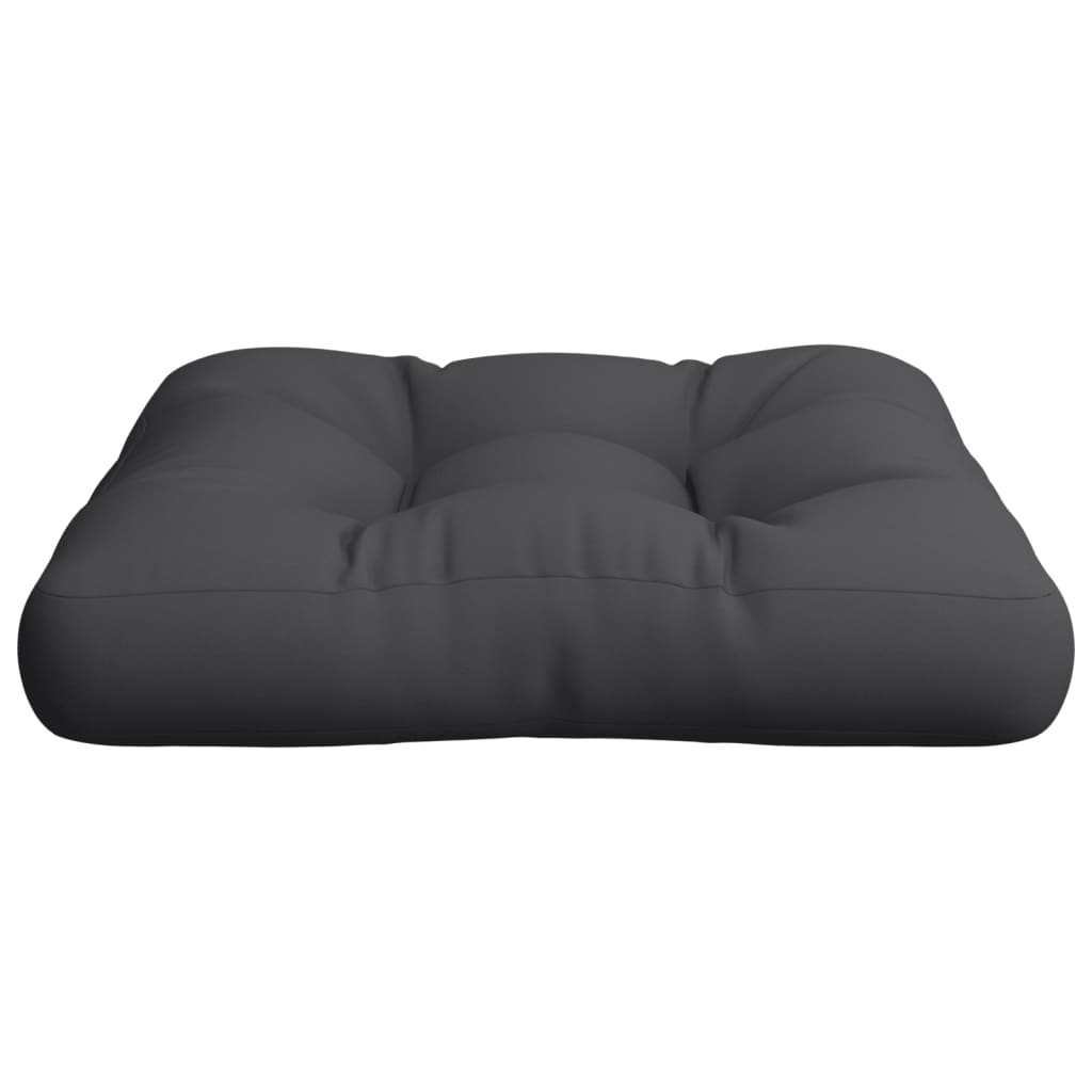 vidaXL Μαξιλάρι Παλέτας Μαύρο 60 x 60 x 12 εκ. Υφασμάτινο