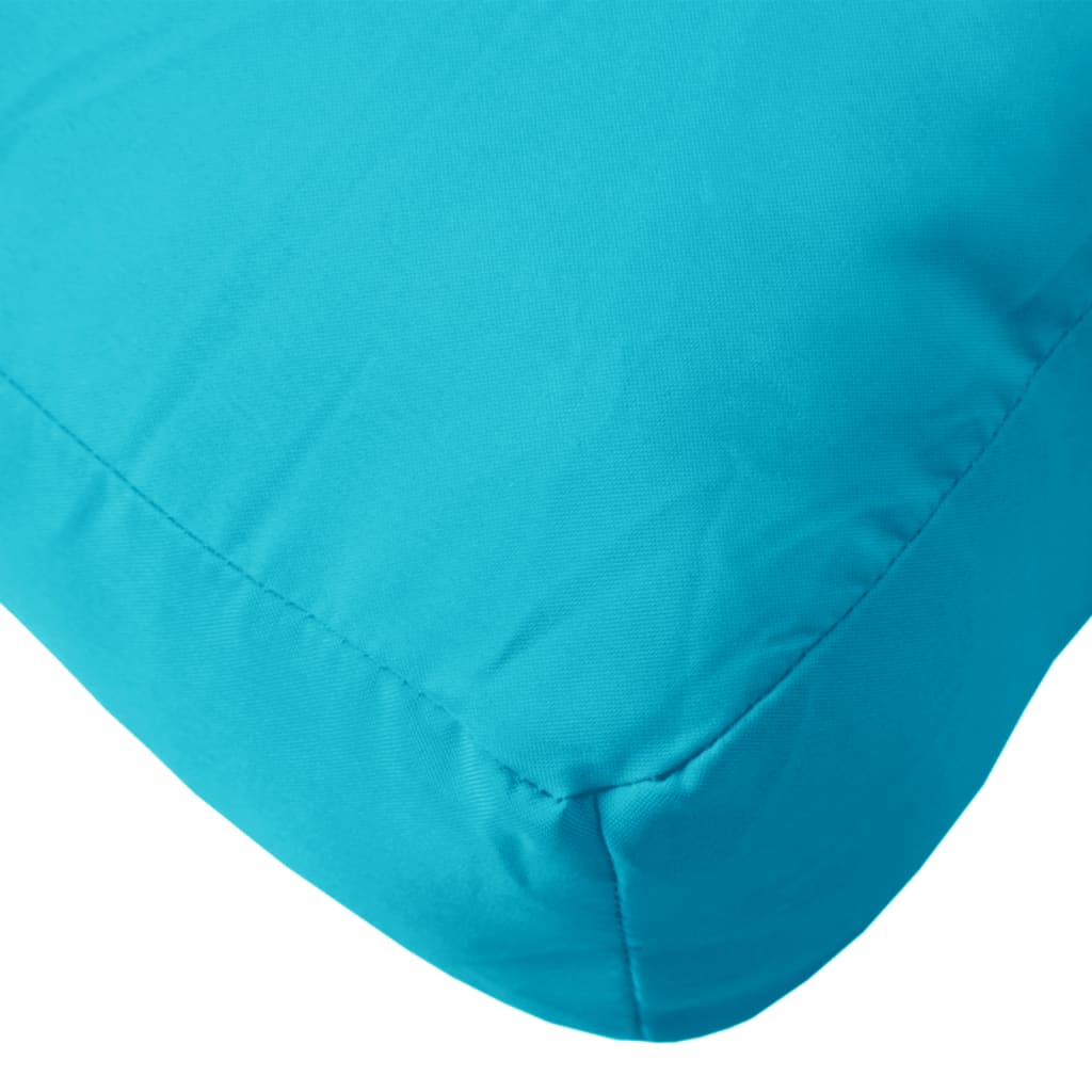 vidaXL Μαξιλάρι Παλέτας Τιρκουάζ 80 x 80 x 12 εκ. Υφασμάτινο