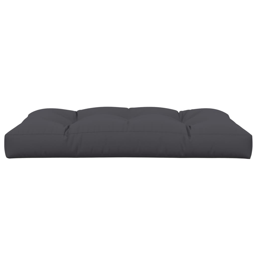 vidaXL Μαξιλάρι Παλέτας Ανθρακί 120 x 80 x 12 εκ. Υφασμάτινο