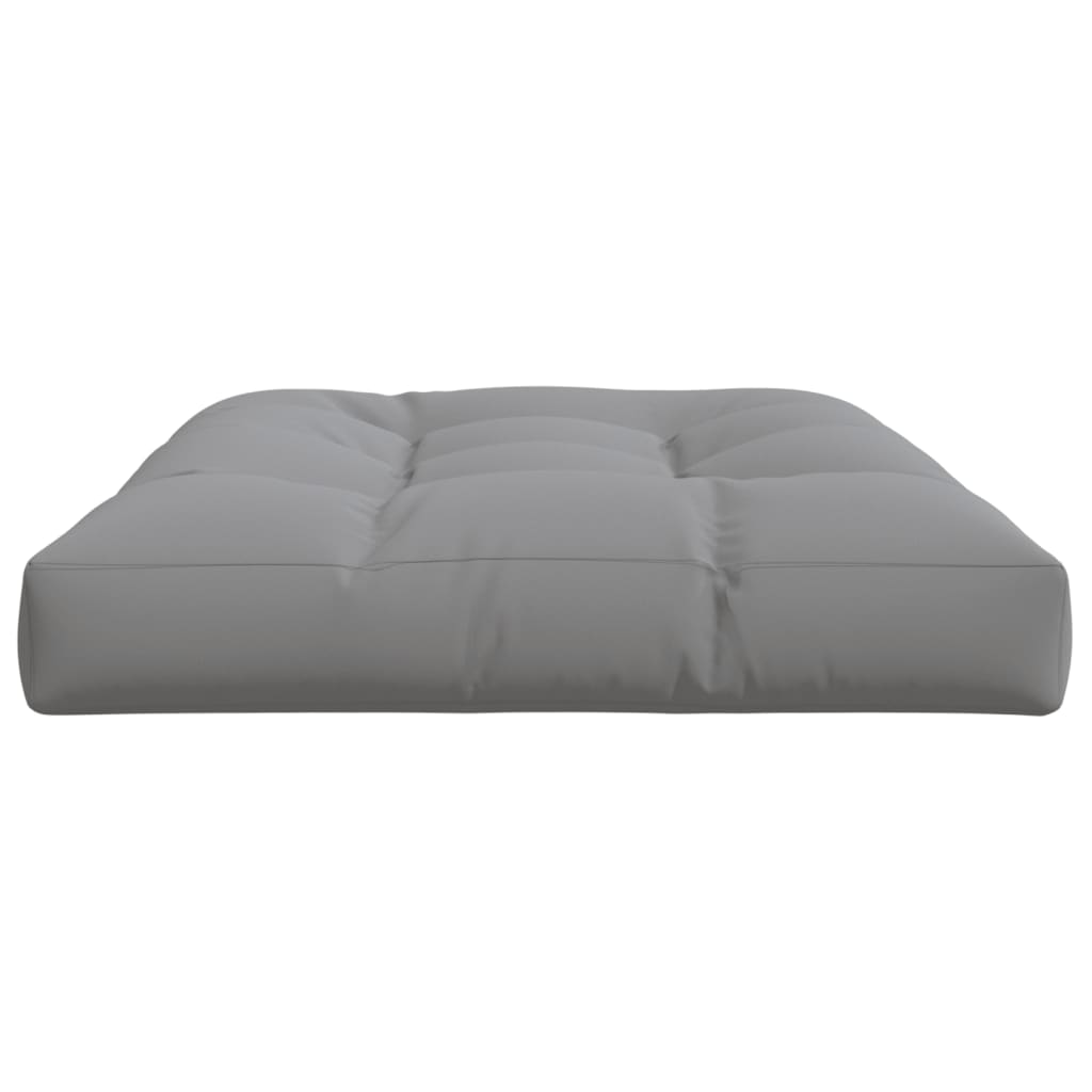 vidaXL Μαξιλάρι Παλέτας Γκρι 120 x 80 x 12 εκ. Υφασμάτινο
