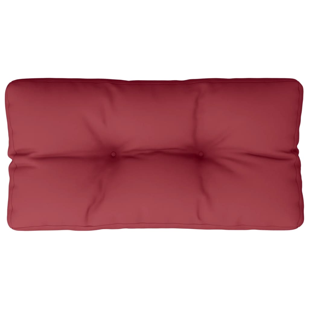 vidaXL Μαξιλάρι Παλέτας Μπορντό 70 x 40 x 12 εκ. Υφασμάτινο