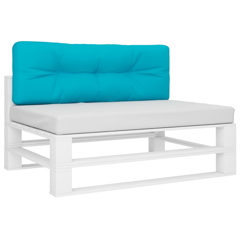 vidaXL Μαξιλάρι Παλέτας Τιρκουάζ 120 x 40 x 12 εκ. Υφασμάτινο