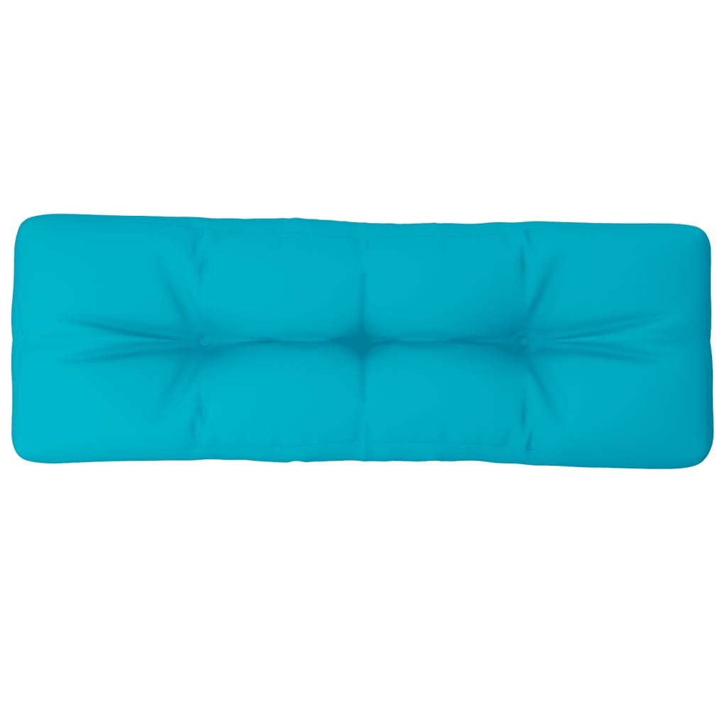 vidaXL Μαξιλάρι Παλέτας Τιρκουάζ 120 x 40 x 12 εκ. Υφασμάτινο
