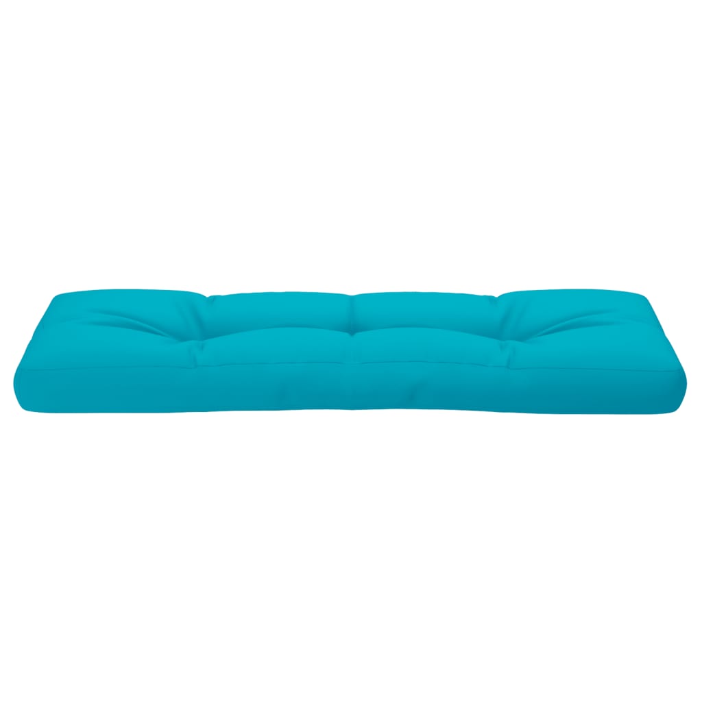 vidaXL Μαξιλάρι Παλέτας Τιρκουάζ 120 x 40 x 12 εκ. Υφασμάτινο