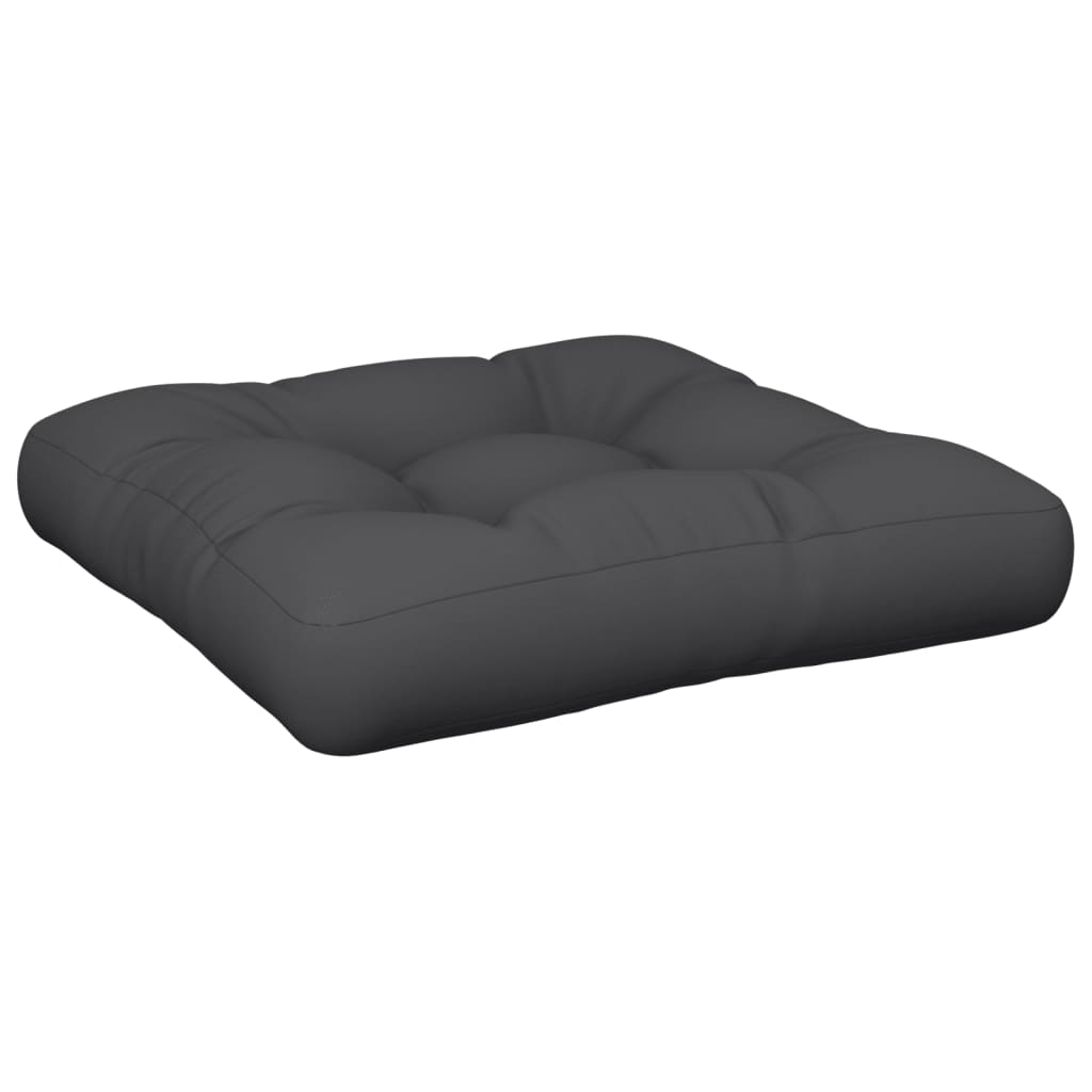 vidaXL Μαξιλάρι Παλέτας Μαύρο 58 x 58 x 10 εκ. Υφασμάτινο