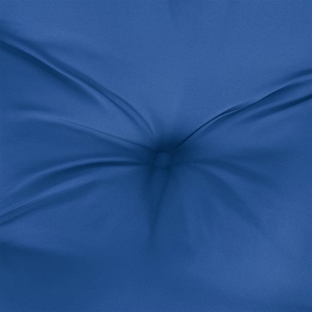 vidaXL Μαξιλάρια Παλέτας Κήπου 2 τεμ. Μπλε 50x50x7 εκ. Oxford Ύφασμα