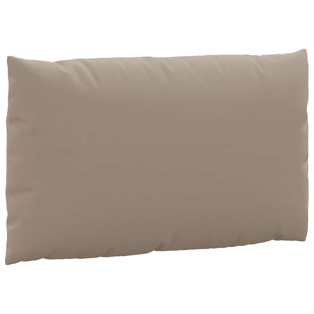 vidaXL Μαξιλάρια Παλέτας 2 τεμ. Taupe Ύφασμα Oxford