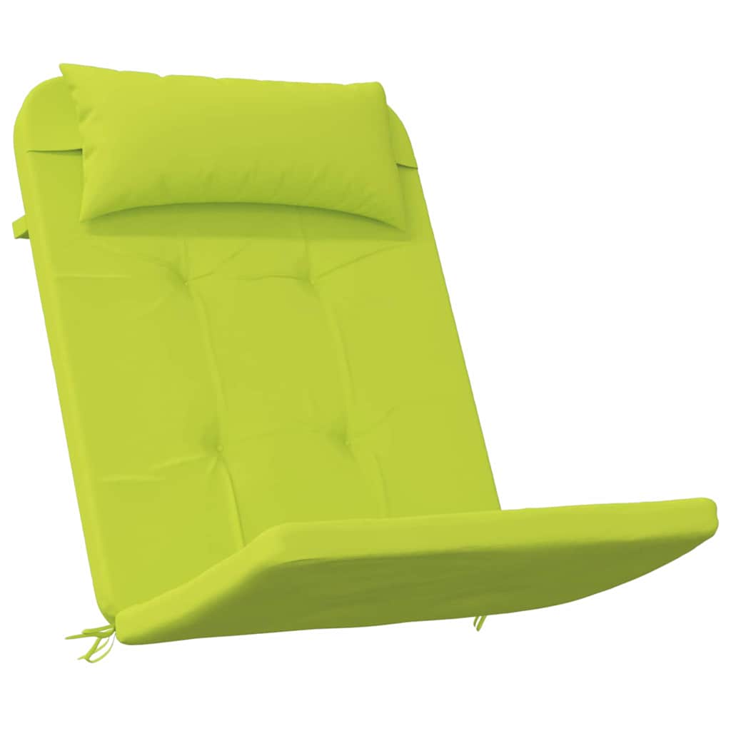 vidaXL Μαξιλάρι Καρέκλας 2 pcs Ανοιχτό πράσινο 58 x 77 x 4.5 εκ