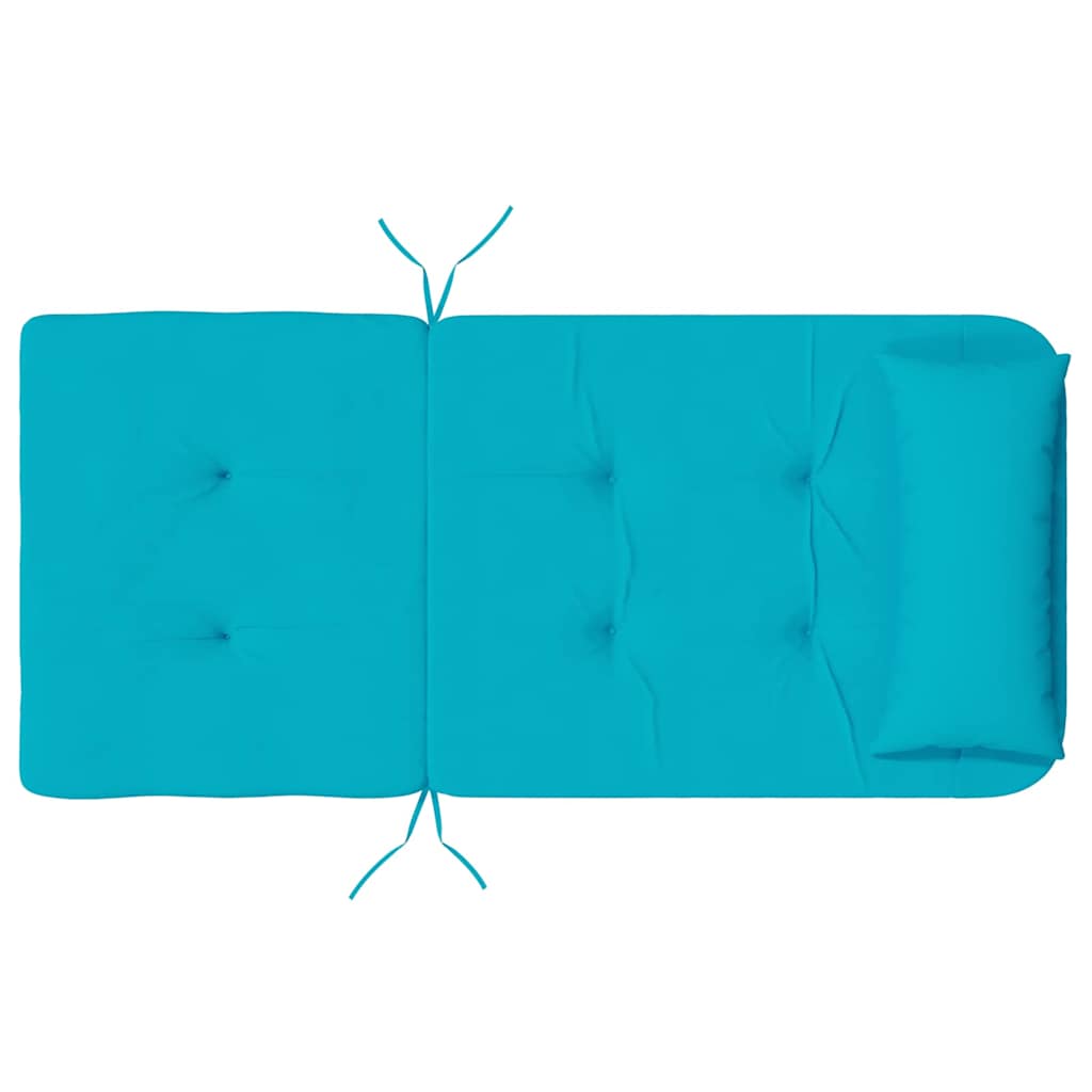 vidaXL Μαξιλάρι Καρέκλας 2 pcs Τιρκουάζ 58 x 77 x 4.5 εκ Ύφασμα Oxford