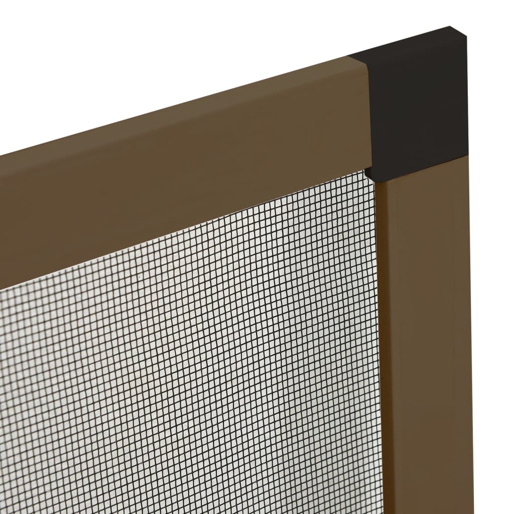 vidaXL Σήτα Εντόμων για Παράθυρα Καφέ 90 x 120 εκ.