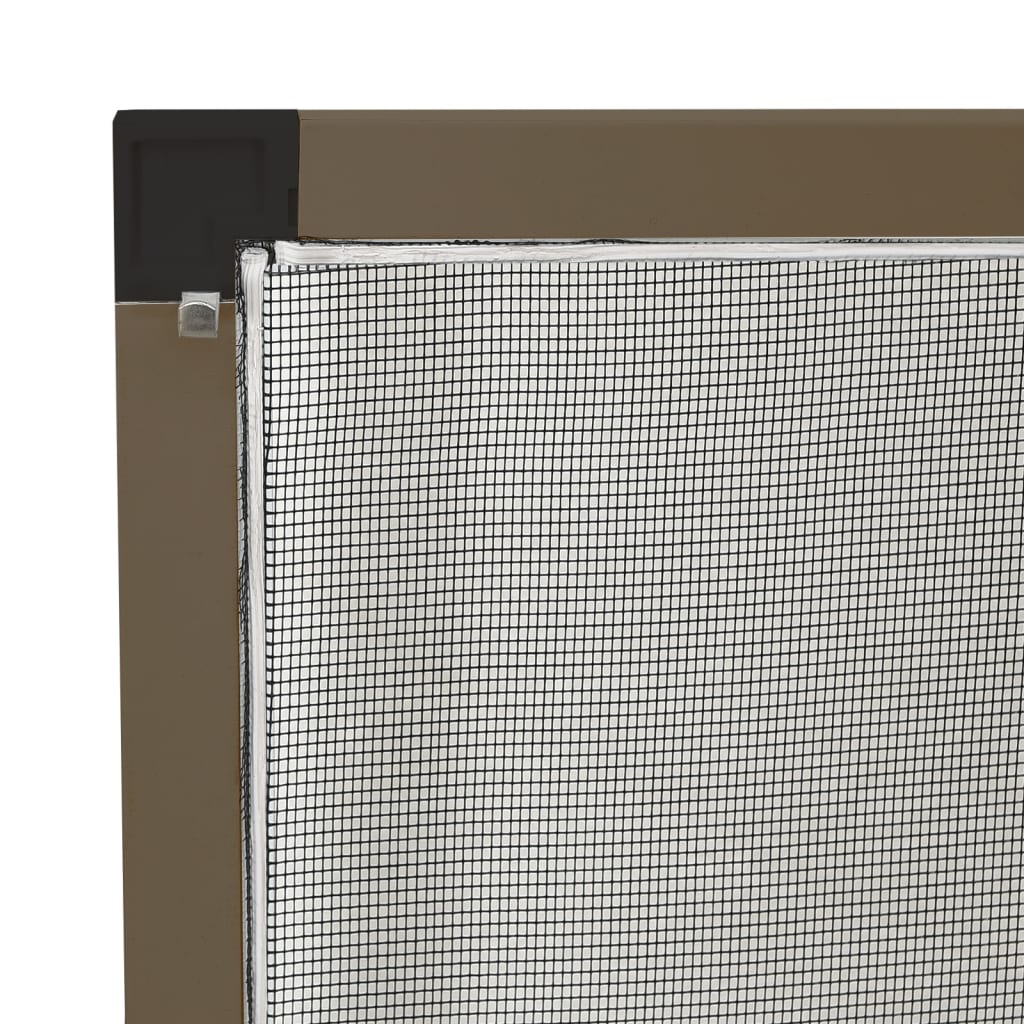 vidaXL Σήτα Εντόμων για Παράθυρα Καφέ 90 x 120 εκ.
