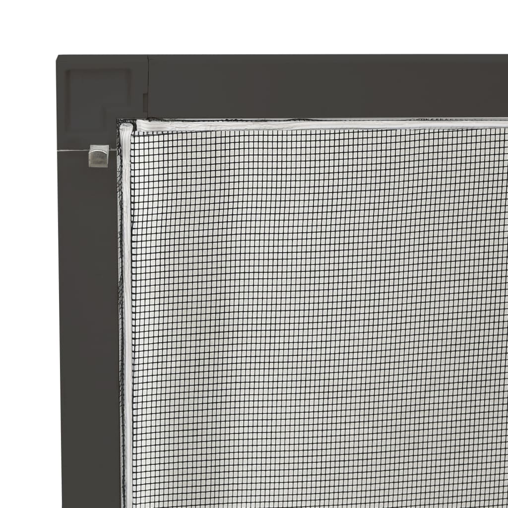 vidaXL Σήτα Εντόμων για Παράθυρα Ανθρακί 80 x 100 εκ.