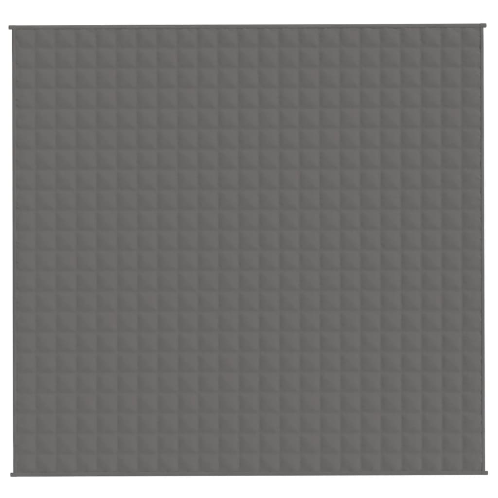 vidaXL Κουβέρτα Βαρύτητας Γκρι 220 x 230 εκ. 11 κ. Υφασμάτινη