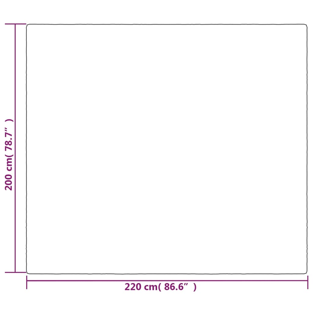 vidaXL Κουβέρτα Βαρύτητας με Κάλυμμα Γκρι 200x220 εκ. 13 κ. Υφασμάτινη