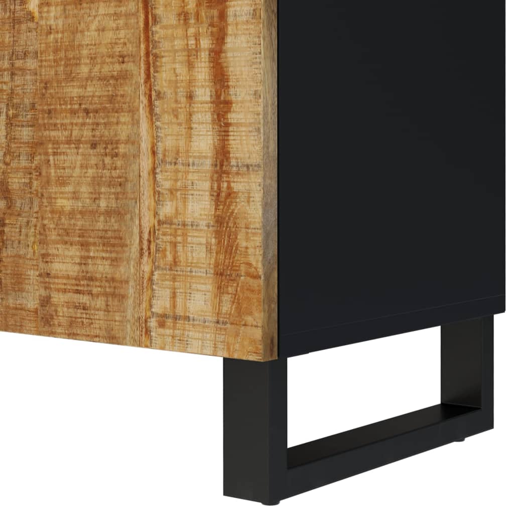 vidaXL Έπιπλο Τηλεόρασης 105x33,5x46 εκ Μασίφ Ξύλο Μάνγκο & Επεξ. Ξύλο