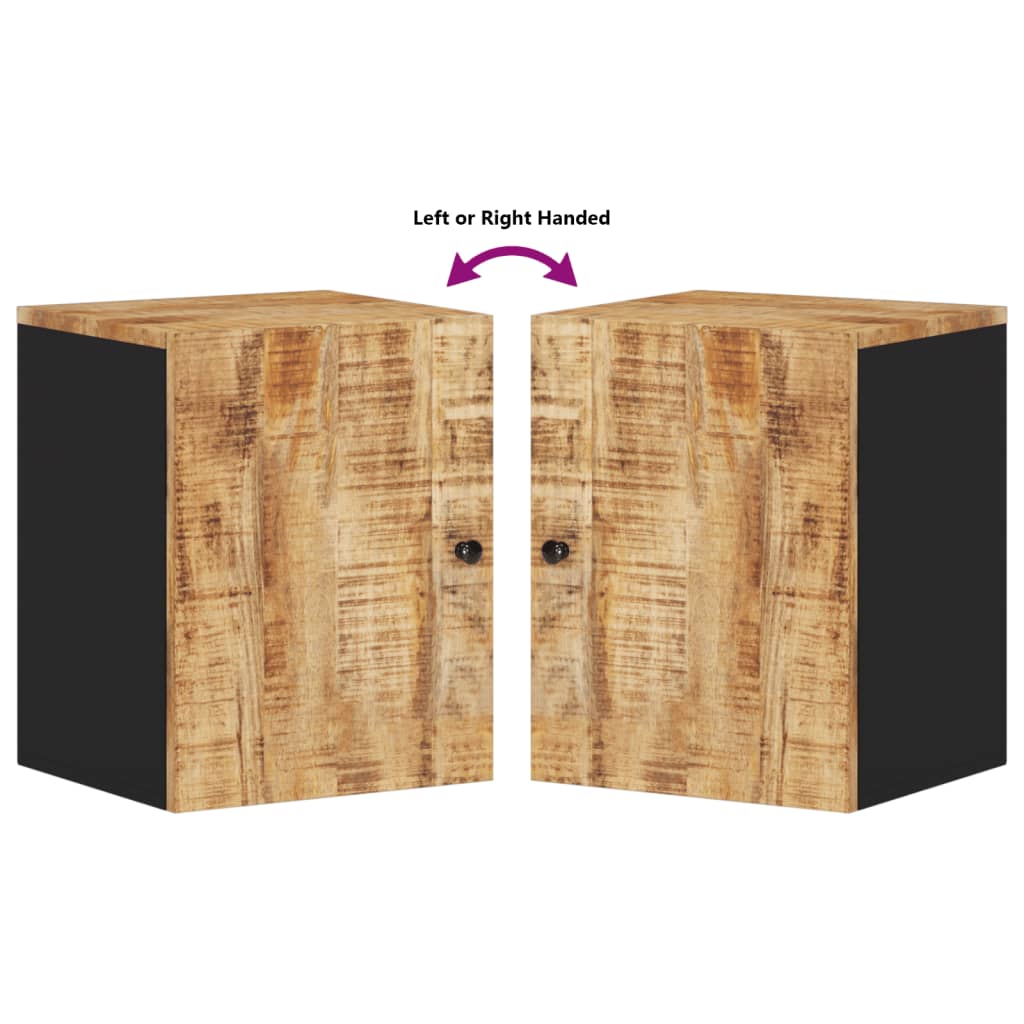 vidaXL Ντουλάπι Μπάνιου Επιτοίχιο 38x33x48 εκ. από Μασίφ Ξύλο Μάνγκο