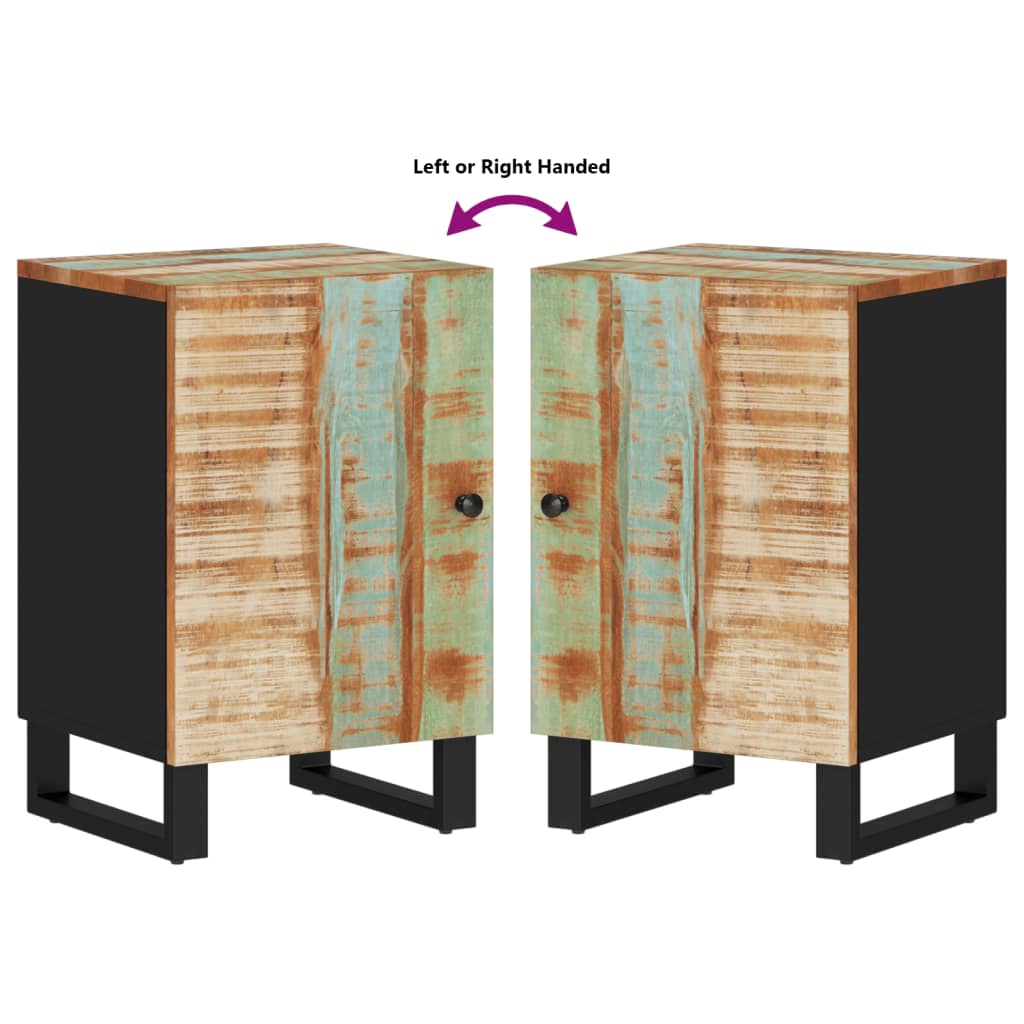 vidaXL Ντουλάπι Μπάνιου 38 x 33 x 58 εκ. από Μασίφ Ανακυκλωμένο Ξύλο