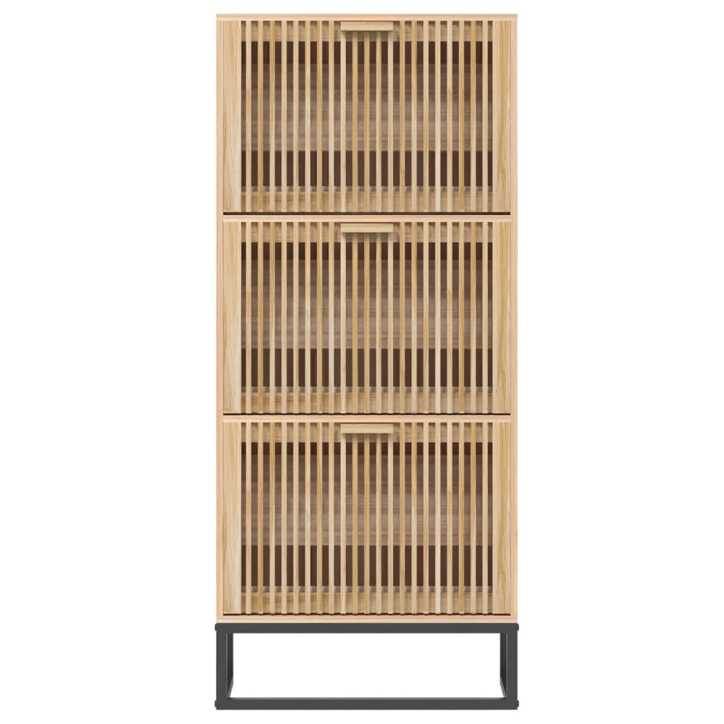vidaXL Παπουτσοθήκη 52 x 25 x 120 εκ. από Επεξεργασμένο Ξύλο