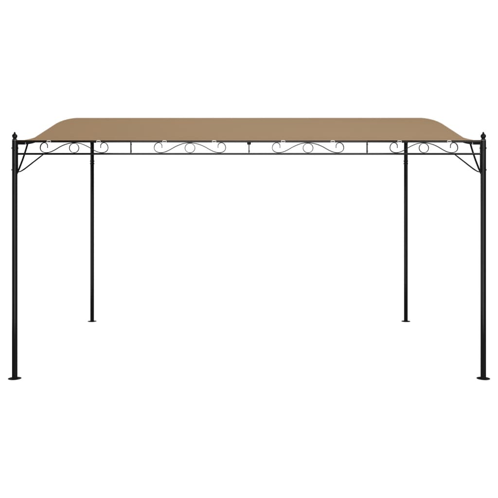 vidaXL Τέντα Taupe 4 x 3 μ. 180 γρ./μ² από Ύφασμα και Ατσάλι