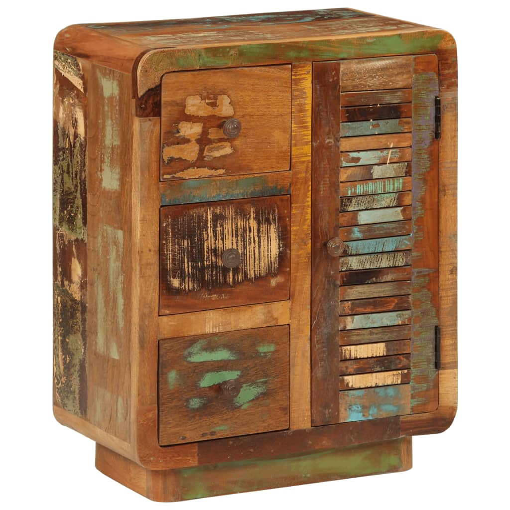 vidaXL Ντουλάπι με 3 Συρτάρια 55x30x70 εκ. από Μασίφ Ανακυκλωμένο Ξύλο