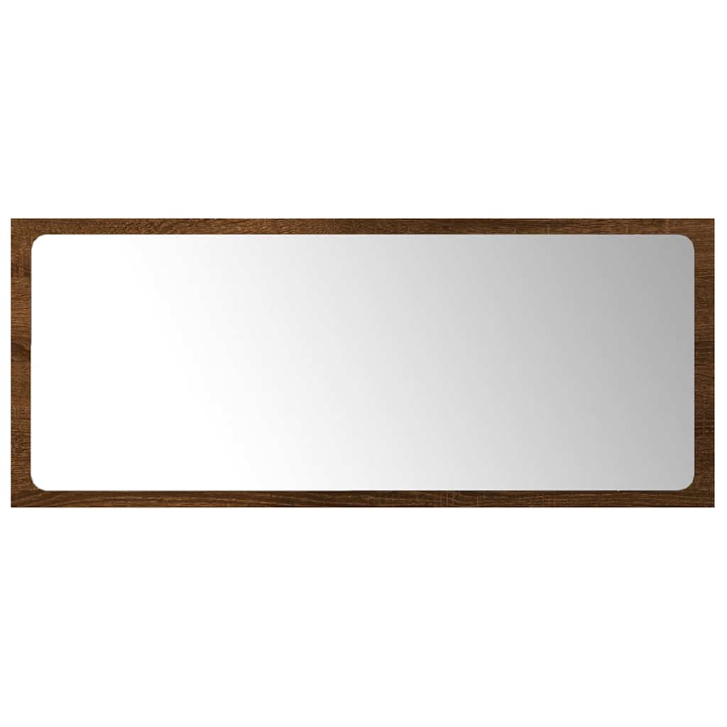 vidaXL Σετ Επίπλων Μπάνιου 2 Τεμαχίων Καφέ Δρυς από Τεχν. Ξύλο