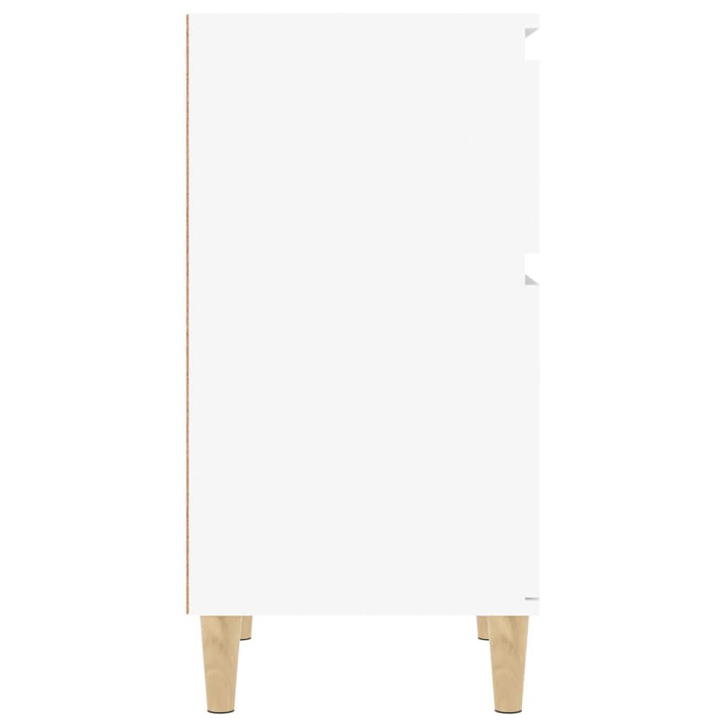 vidaXL Κομοδίνα 2 τεμ. Λευκά 40 x 35 x 70 εκ.