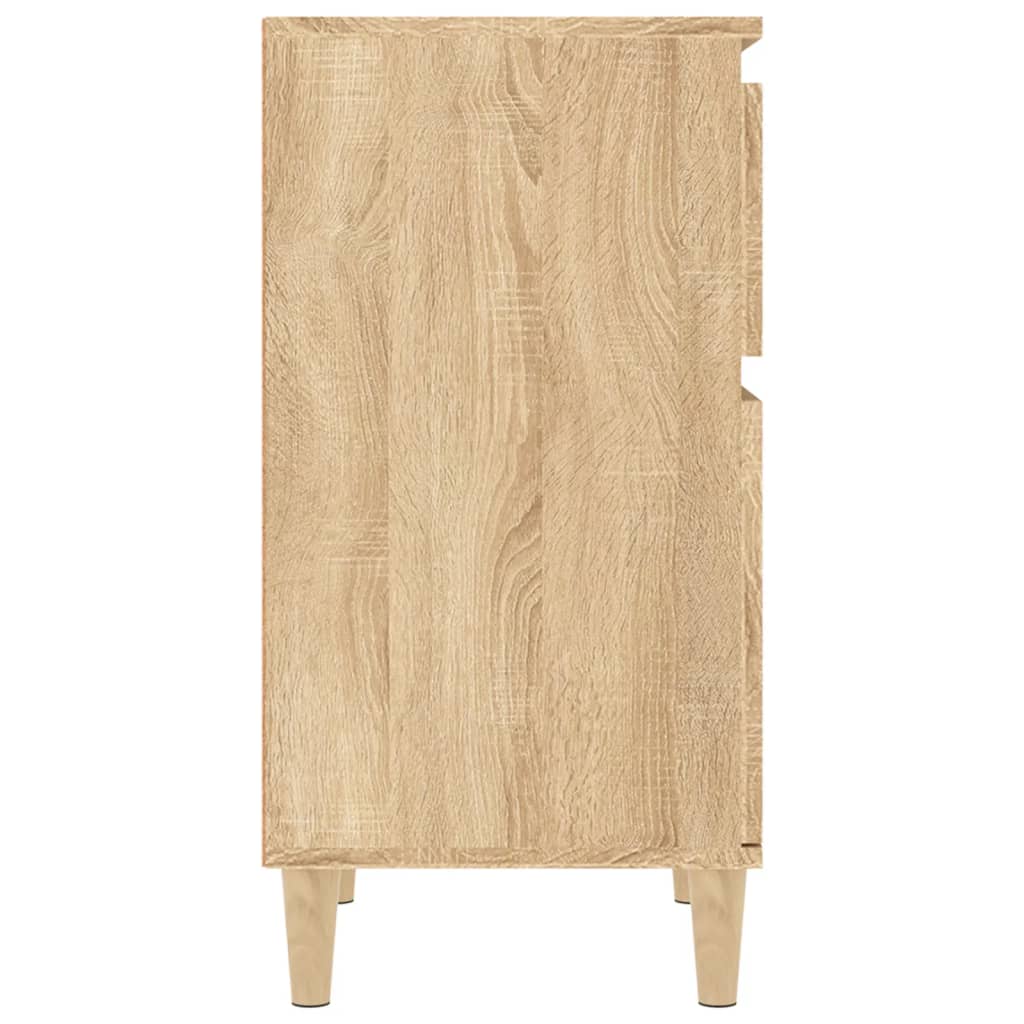 vidaXL Κομοδίνα 2 τεμ. Sonoma Δρυς 40x35x70 εκ.