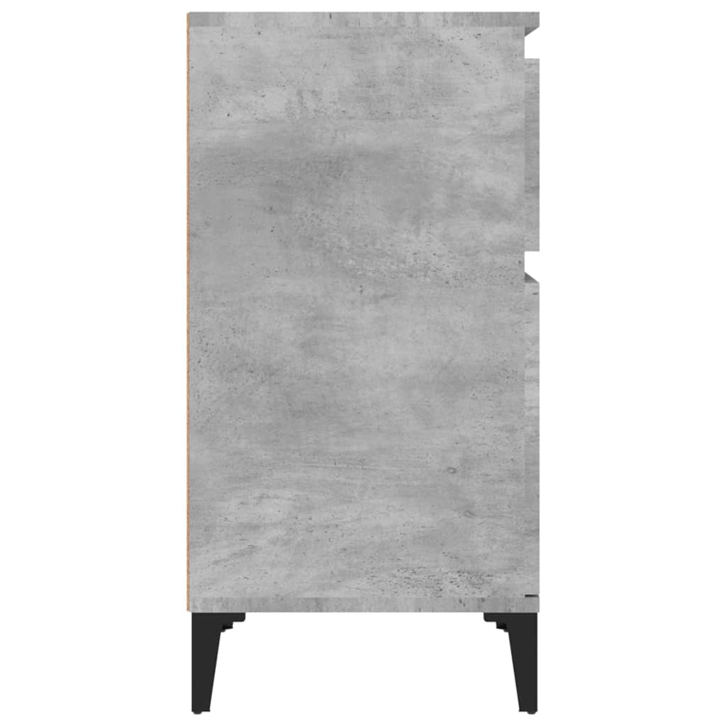 vidaXL Κομοδίνο Γκρι Σκυροδέματος 40x35x70 εκ.