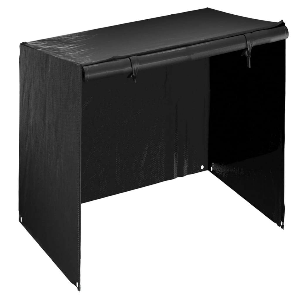 vidaXL Κάλυμμα Κούνιας 2 τεμ. 8 Κρίκοι 125x90x135/165 εκ Πολυαιθυλένιο