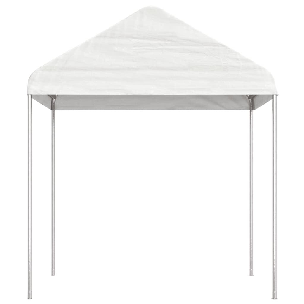 vidaXL Κιόσκι με Τέντα Λευκό 8,92 x 2,28 x 2,69 μ. από Πολυαιθυλένιο