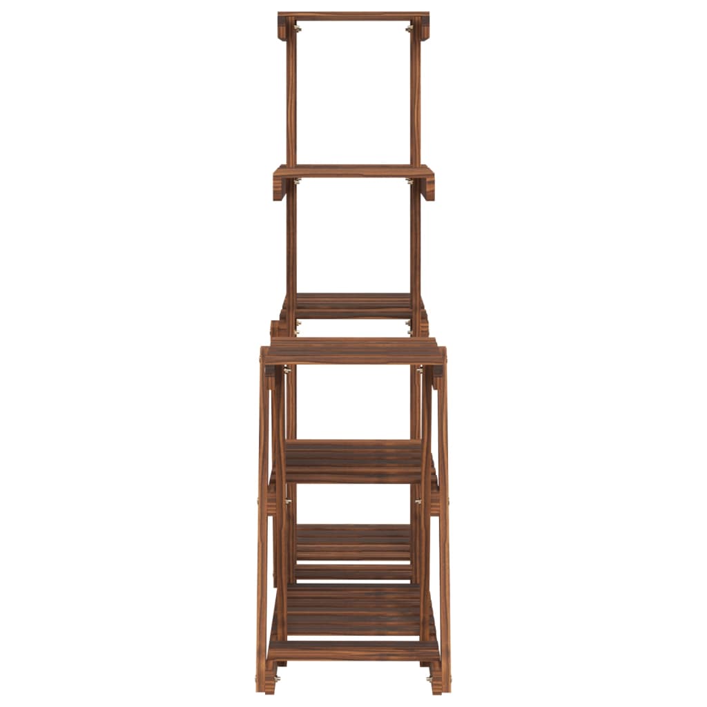 vidaXL Βάση Λουλουδιών 95x25x96 εκ. από Μασίφ Ξύλο Ελάτης