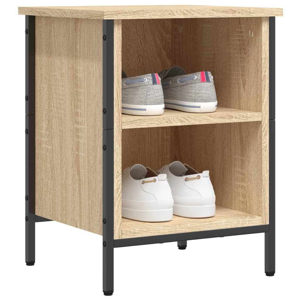 vidaXL Παπουτσοθήκη Sonoma Δρυς 38 x 35 x 50 εκ. από Επεξεργ. Ξύλο