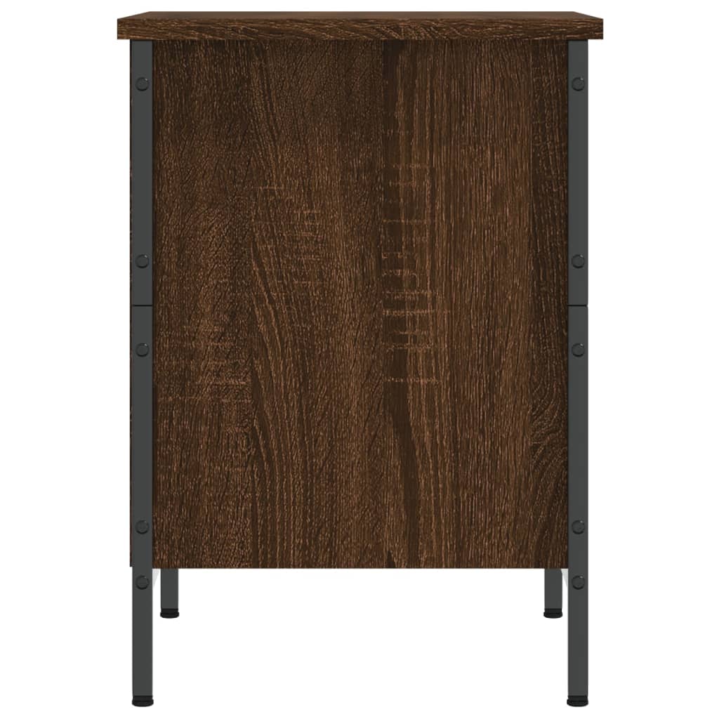 vidaXL Παπουτσοθήκη Καφέ Δρυς 38 x 35 x 50 εκ. από Επεξεργ. Ξύλο