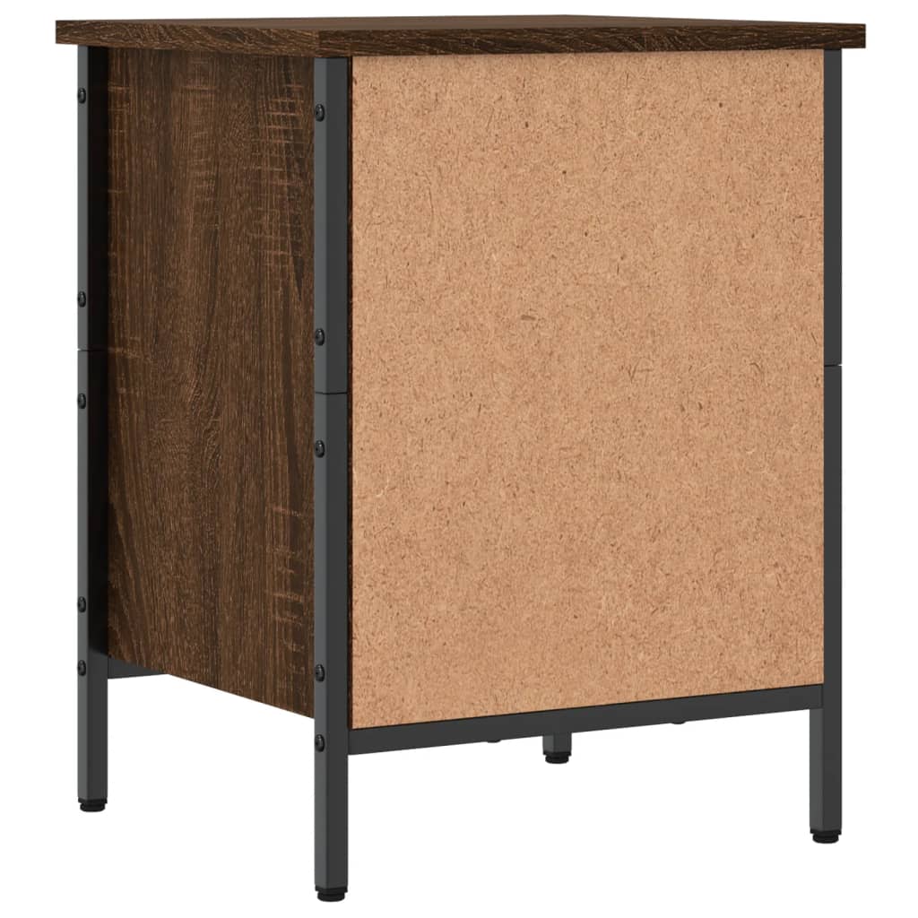 vidaXL Παπουτσοθήκη Καφέ Δρυς 38 x 35 x 50 εκ. από Επεξεργ. Ξύλο