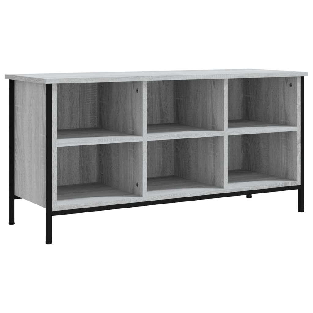 vidaXL Παπουτσοθήκη Γκρι Sonoma 100x35x50 εκ. από Επεξεργασμένο Ξύλο