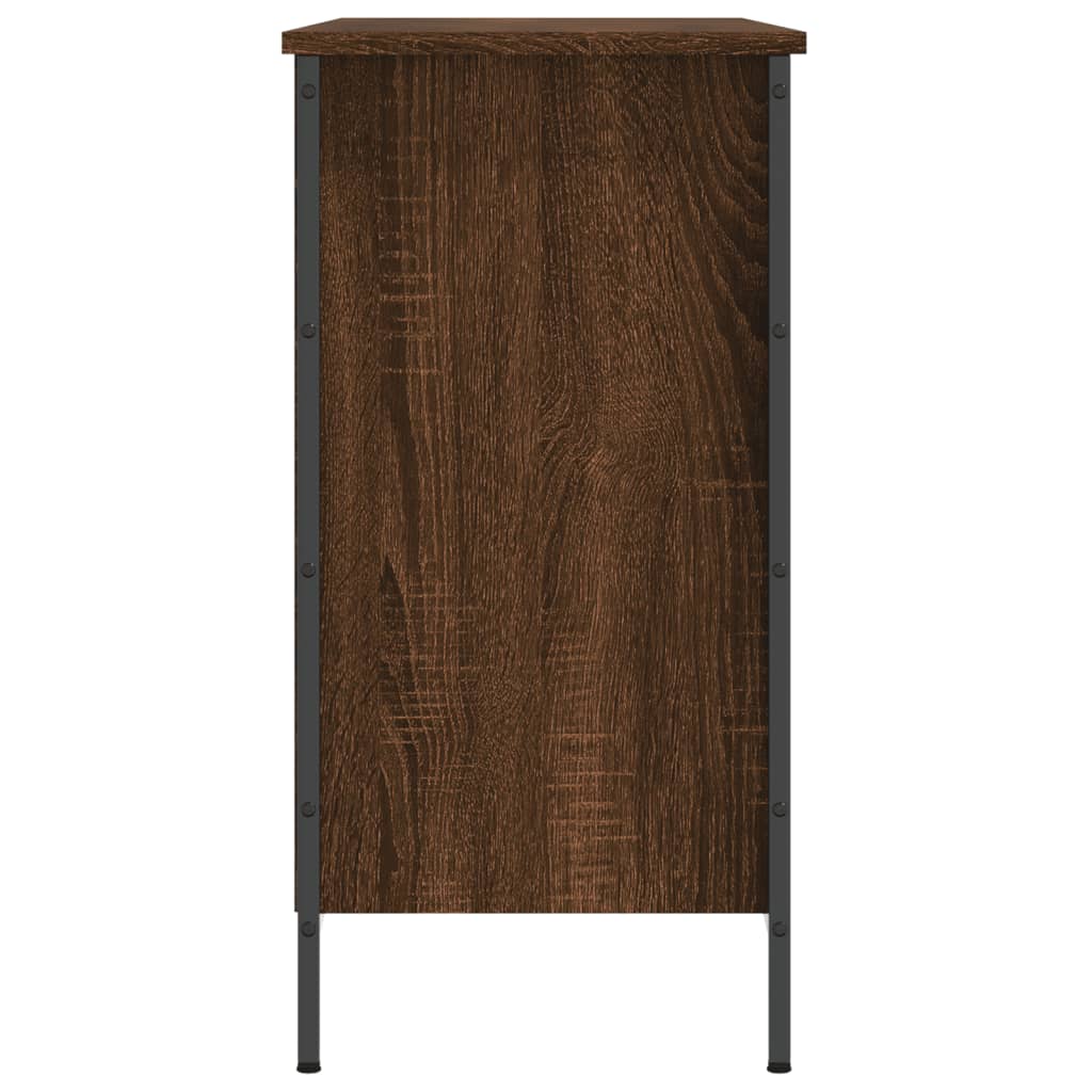 vidaXL Παπουτσοθήκη Καφέ Δρυς 100 x 35 x 70 εκ. από Επεξεργασμένο Ξύλο