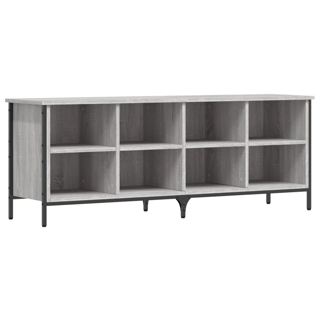 vidaXL Παπουτσοθήκη Γκρι Sonoma 131 x 35 x 50 εκ. από Επεξεργ. Ξύλο