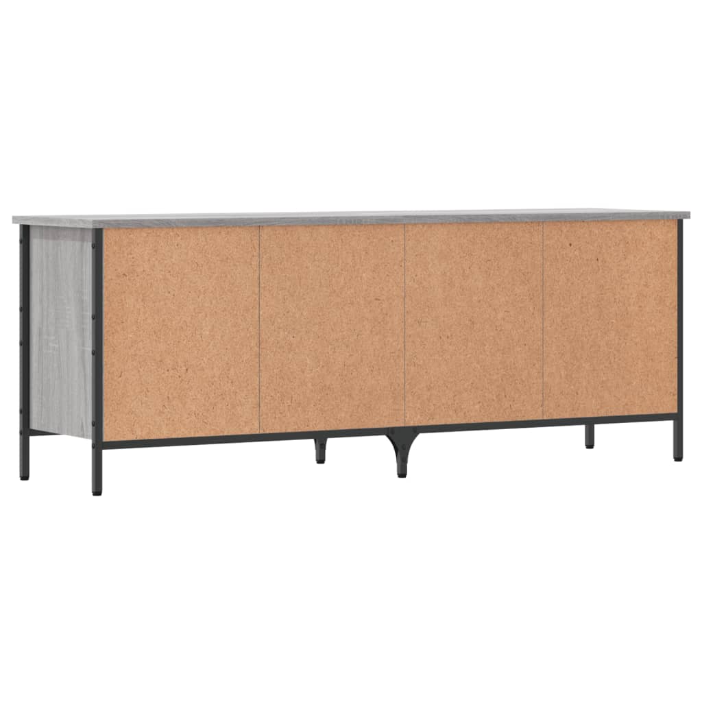 vidaXL Παπουτσοθήκη Γκρι Sonoma 131 x 35 x 50 εκ. από Επεξεργ. Ξύλο