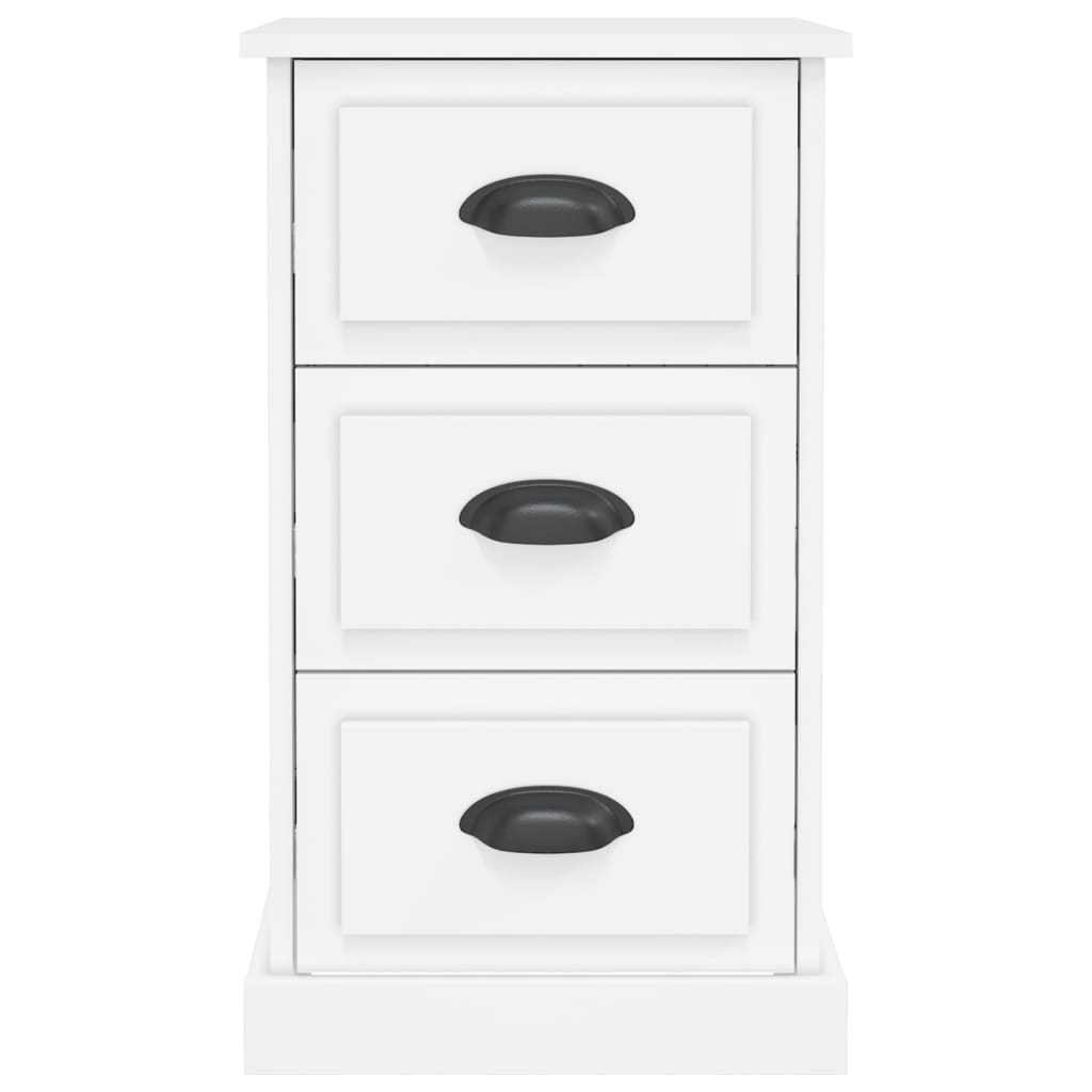 vidaXL Κομοδίνο Λευκό 39 x 39 x 67 εκ. από Επεξεργασμένο Ξύλο