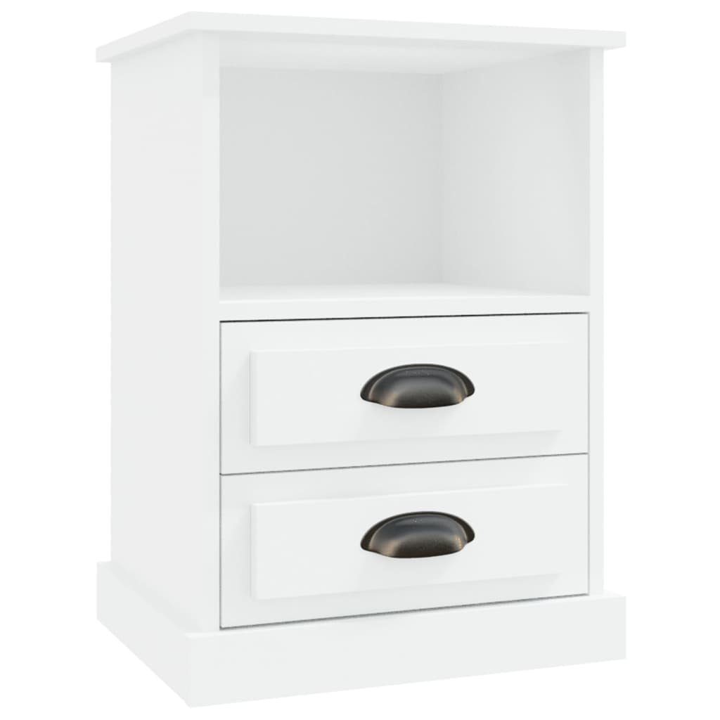vidaXL Κομοδίνο Λευκό 43 x 36 x 60 εκ.