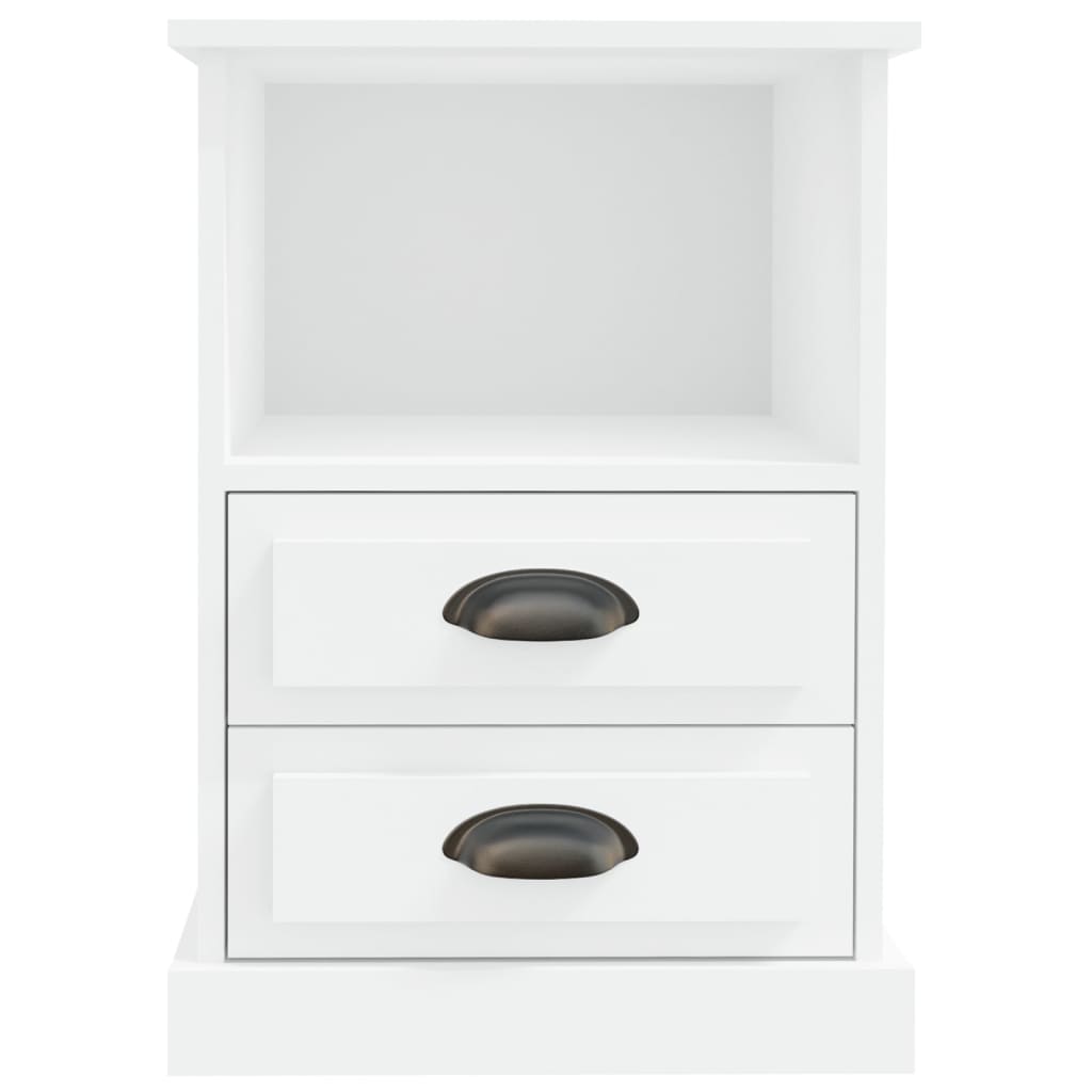 vidaXL Κομοδίνο Λευκό 43 x 36 x 60 εκ.