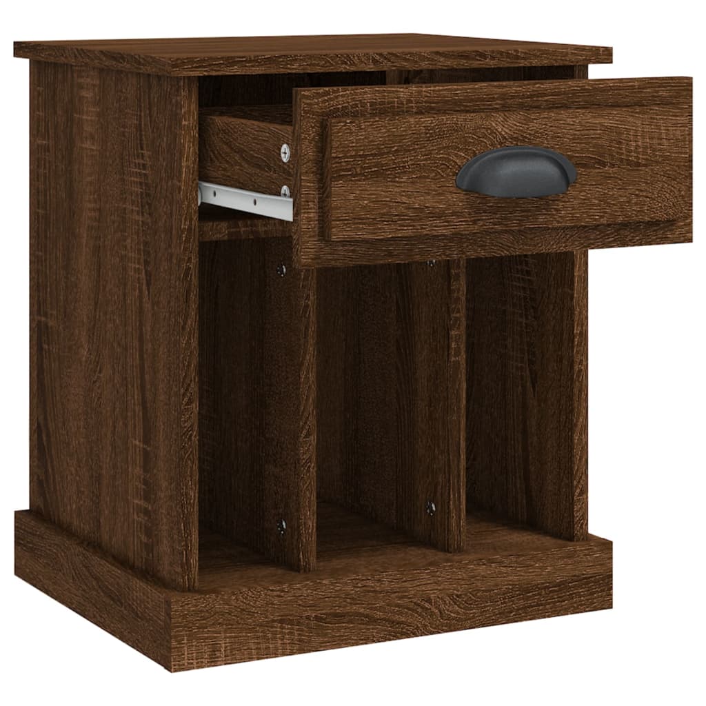 vidaXL Κομοδίνο Καφέ Δρυς 43x36x50 εκ.